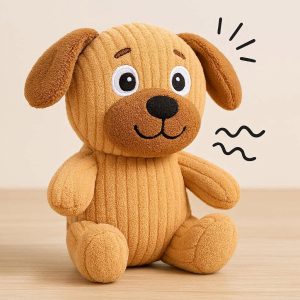1 Interactive Squeaky Plush Dog Toy for Small Medium Dogs Soft Stuffed Animal Puppy Chew Toy for Indoor Play Games