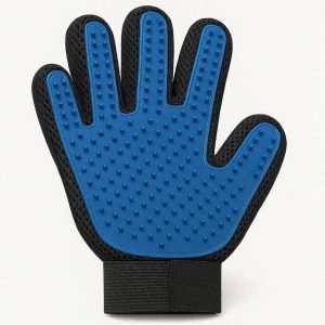 17 Professional Pet Grooming Glove for Deshedding Gentle Hair Remover Mitt for Cats and Dogs Efficient Massage Brush with Silicone