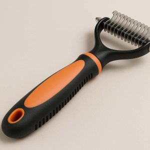 29 Dematting Tool for Dogs with Sensitive Skin Effective Stainless Steel Teeth for Removing Stubborn Knots and Tangled Fur from Coats