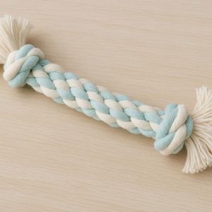 3 Soft Cotton Rope Dog Toy for Small Breeds Interactive Tug of War Play and Natural Teeth Cleaning Dental Benefits