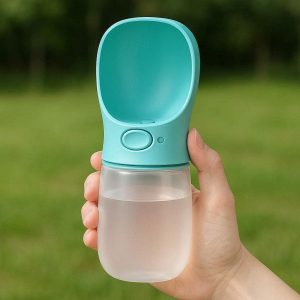 9 Portable Dog Water Bottle for Walking Leak Proof Pet Travel Drink Dispenser with Food Grade Silicone Bowl Lightweight Outdoor Essentials